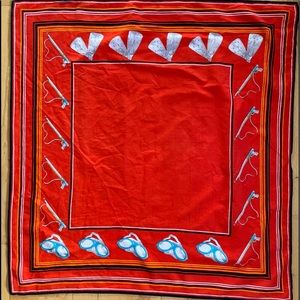Red Scuba Bandanna Scarf